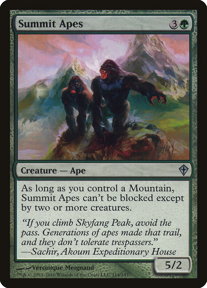 Summit Apes (114) - Worldwake (WWK)