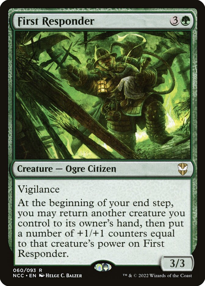 First Responder (60) - New Capenna Commander (NCC)
