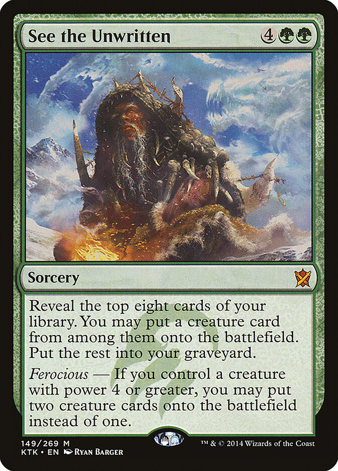 See the Unwritten (149) - Khans of Tarkir (KTK)