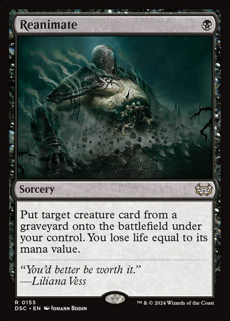 Reanimate (155) - Duskmourn: House of Horror Commander (DSC)