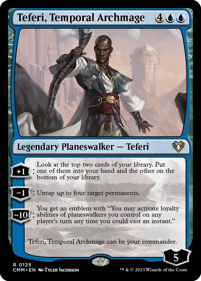 Teferi, Temporal Archmage (125) - Commander Masters (CMM)