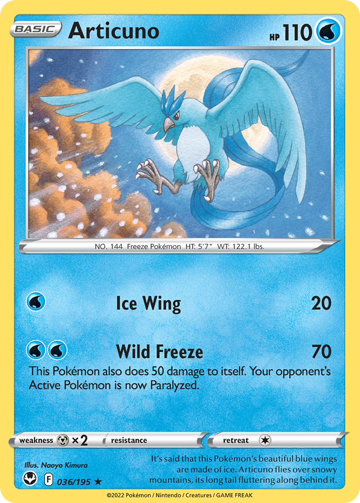 Articuno (36/195) - [Reverse Holo] Silver Tempest (SIT)