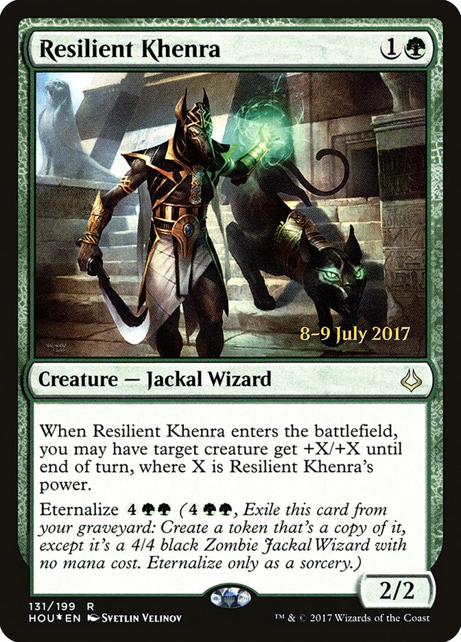 Resilient Khenra (131s) - Hour of Devastation Promos (PHOU)