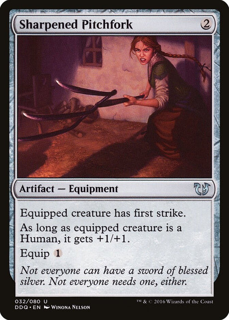 Sharpened Pitchfork (32) - Duel Decks: Blessed vs. Cursed (DDQ)