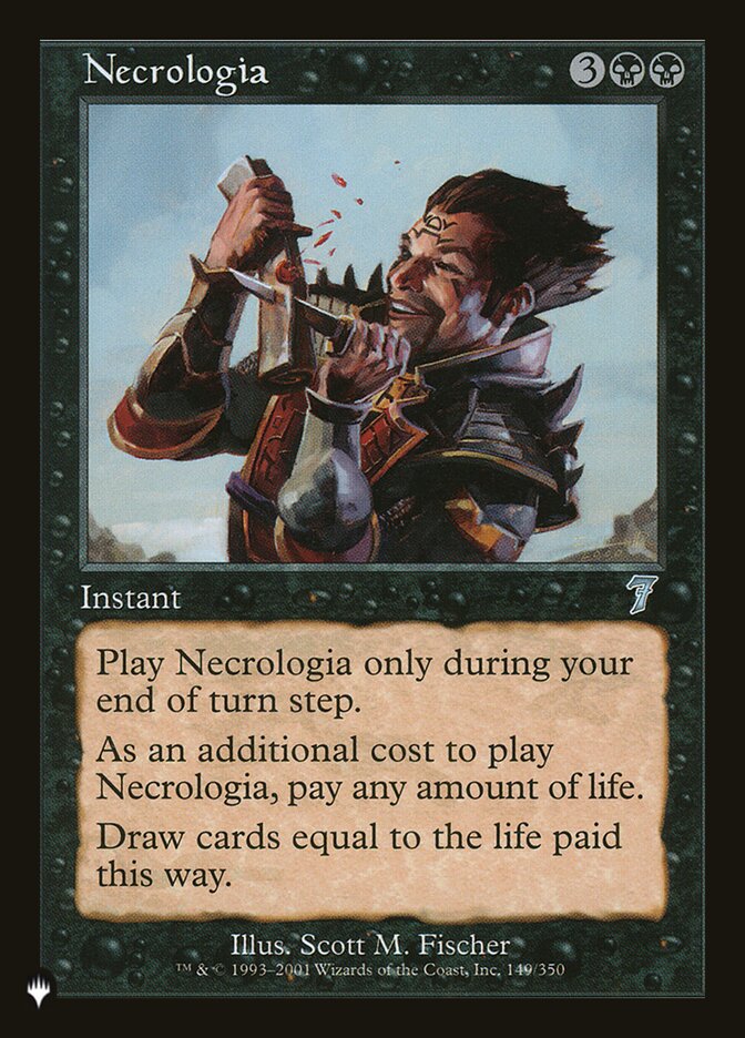 Necrologia (7ED-149) - The List (PLST)
