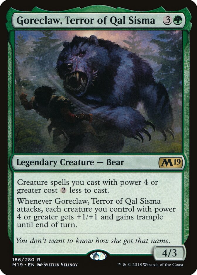 Goreclaw, Terror of Qal Sisma (186) - Core Set 2019 (M19)