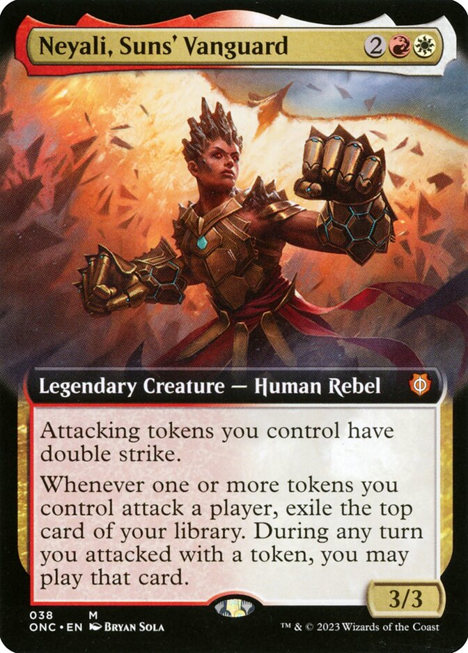 Neyali, Suns' Vanguard (38) - Phyrexia: All Will Be One Commander (ONC)