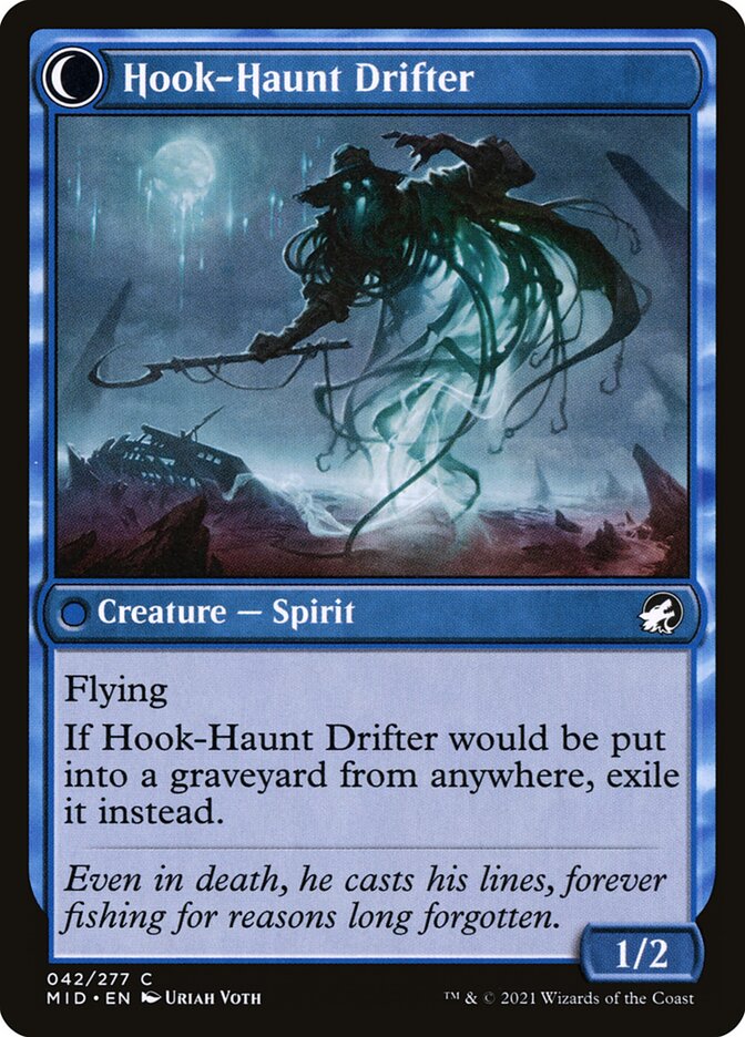 Baithook Angler // Hook-Haunt Drifter (42) - Innistrad: Midnight Hunt (MID)