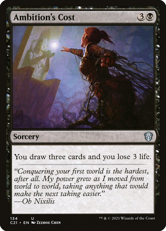 Ambition's Cost (134) - Commander 2021 (C21)