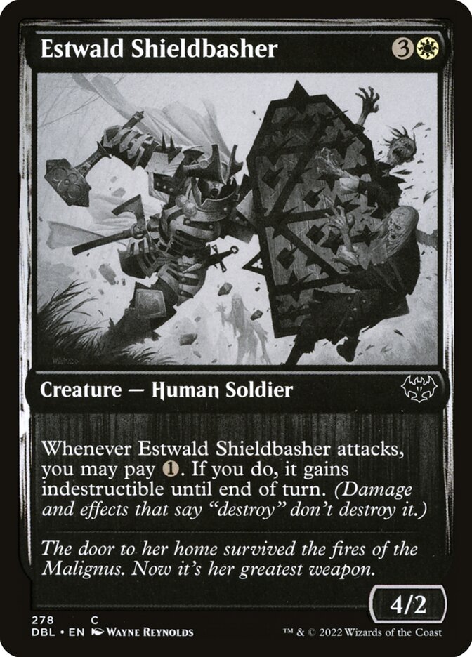 Estwald Shieldbasher - [Foil] Innistrad: Double Feature (DBL)