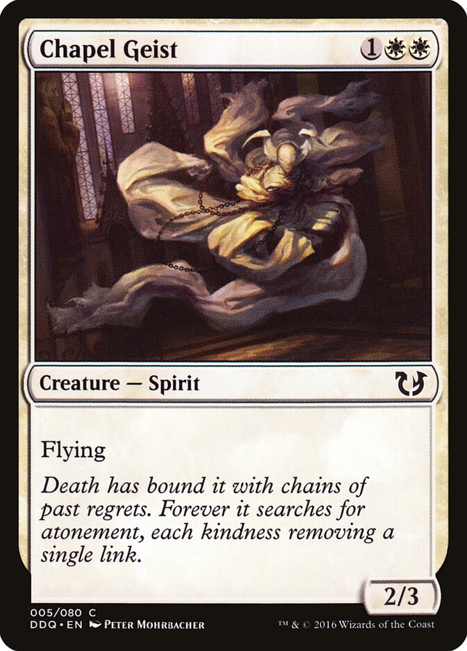 Chapel Geist (5) - Duel Decks: Blessed vs. Cursed (DDQ)