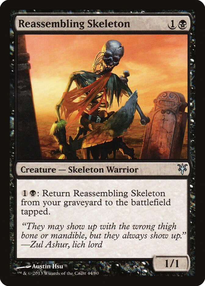 Reassembling Skeleton (44) - Duel Decks: Sorin vs. Tibalt (DDK)