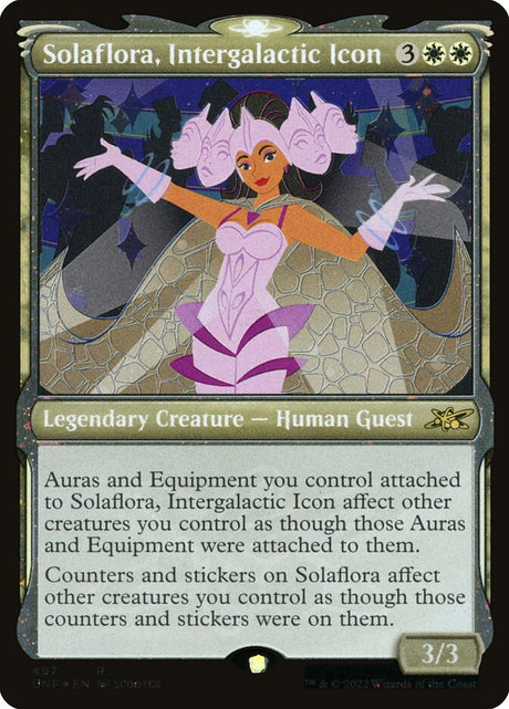 Solaflora, Intergalactic Icon (497) - Unfinity (UNF)