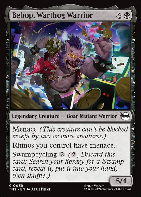 Bebop, Warthog Warrior (59) - Teenage Mutant Ninja Turtles (TMT)