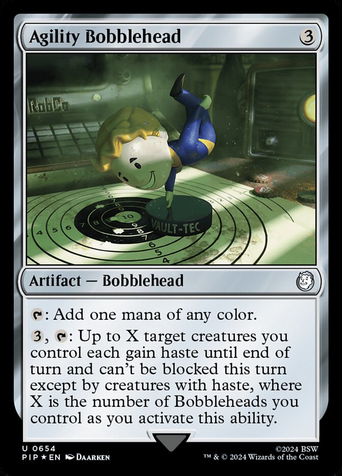 Agility Bobblehead - [Surge Foil] Fallout (PIP)