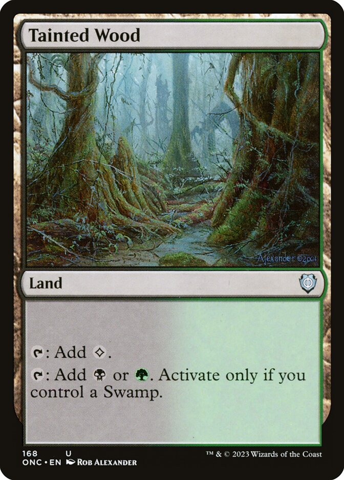 Tainted Wood (168) - Phyrexia: All Will Be One Commander (ONC)