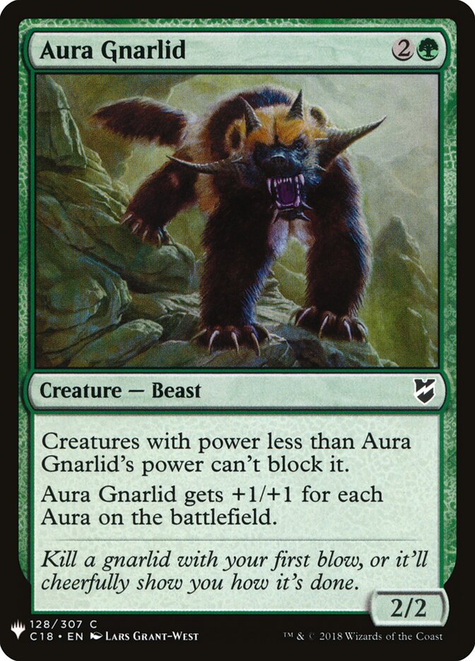 Aura Gnarlid (C18-128) - The List (PLST)