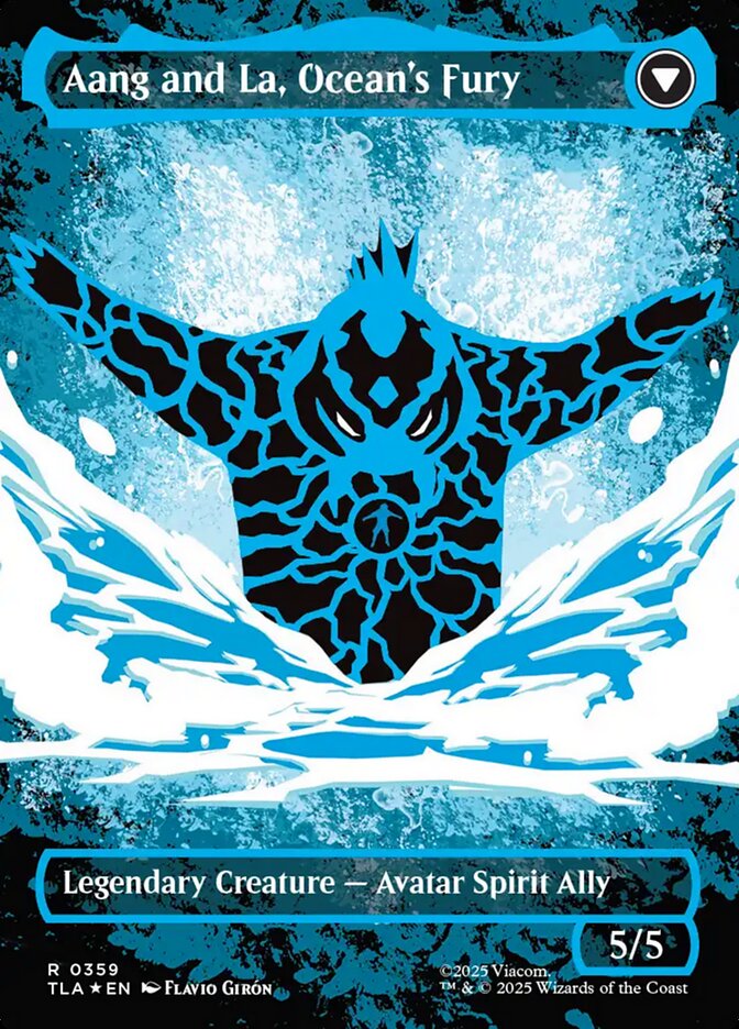 Aang, Swift Savior // Aang and La, Ocean's Fury (359) - Avatar: The Last Airbender (TLA)