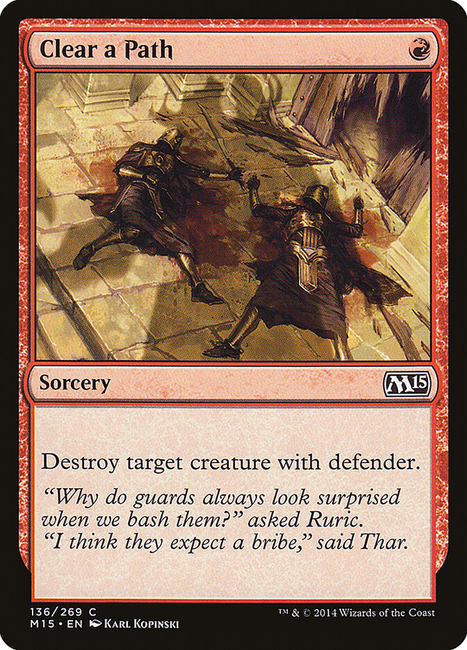 Clear a Path (136) - Magic 2015 (M15)
