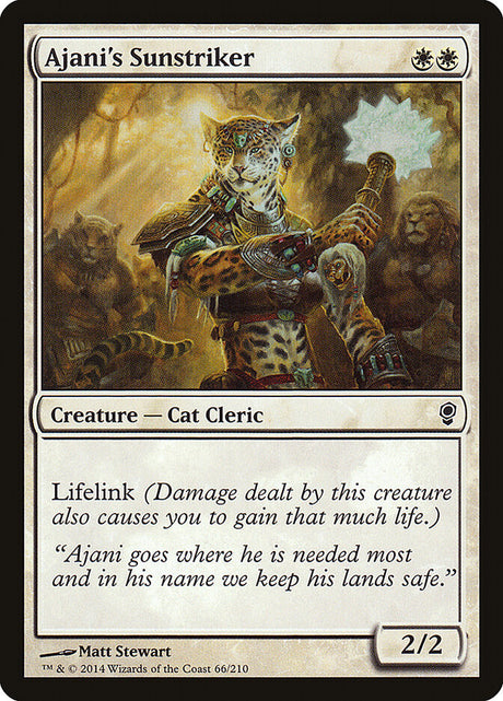 Ajani's Sunstriker (66) - Conspiracy (CNS)