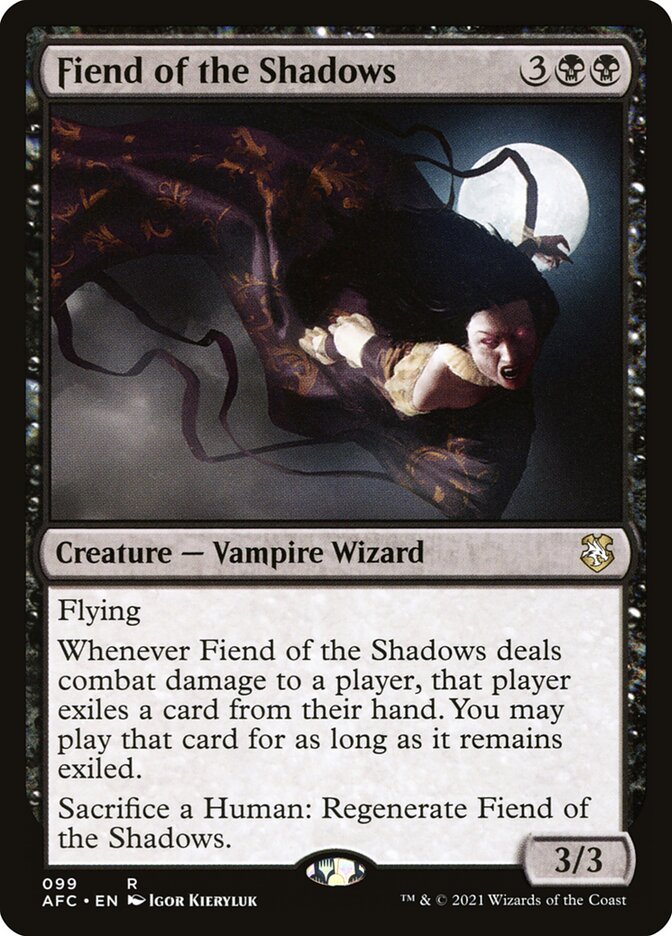 Fiend of the Shadows (99) - Forgotten Realms Commander (AFC)
