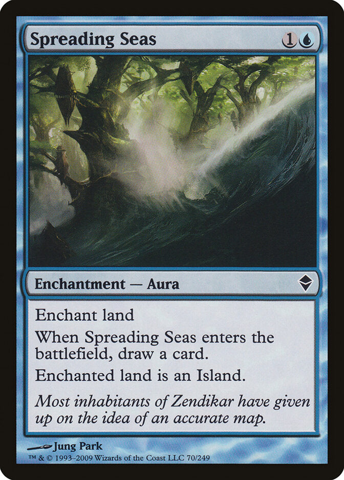 Spreading Seas (70) - Zendikar (ZEN)