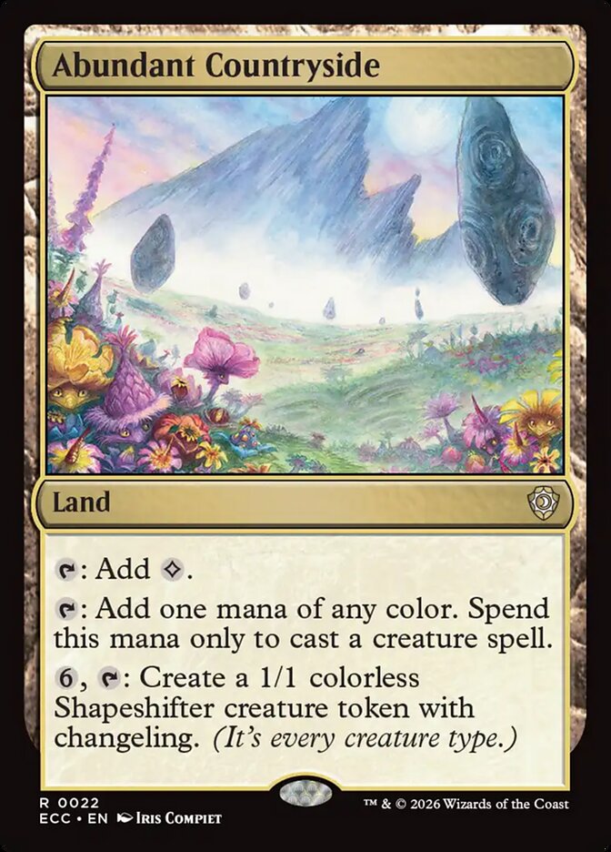Abundant Countryside (22) - Lorwyn Eclipsed Commander (ECC)
