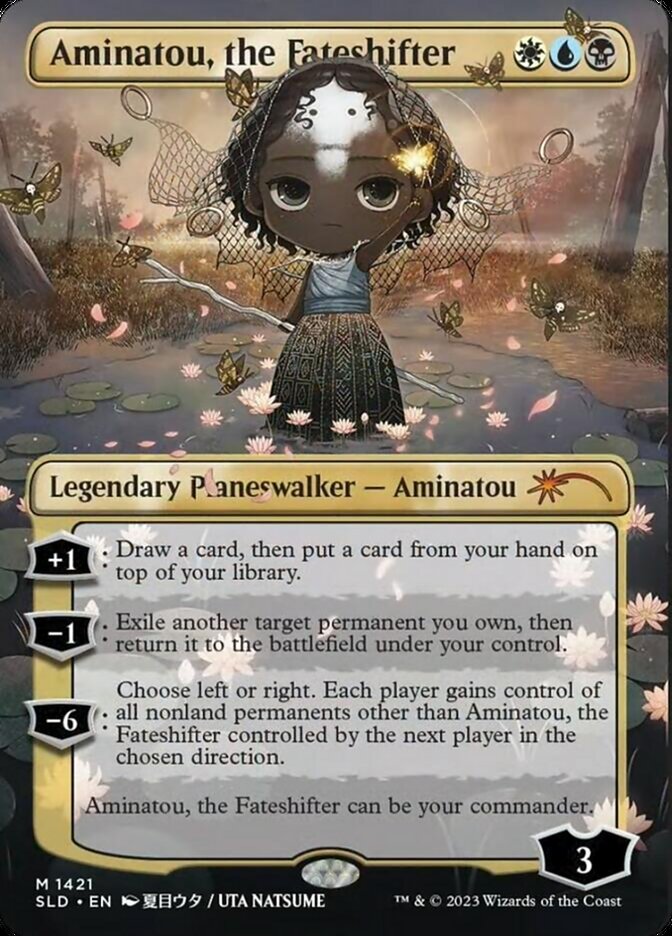 Aminatou, the Fateshifter (1421★) - Secret Lair Drop (SLD)