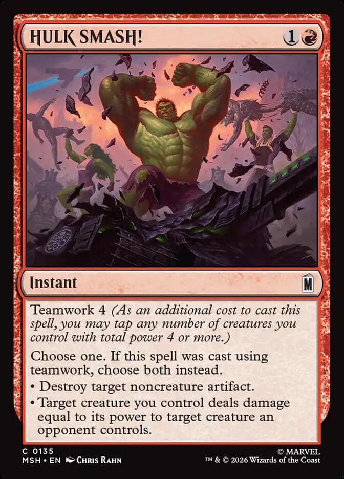 HULK SMASH! (135) - Marvel Super Heroes (MSH)