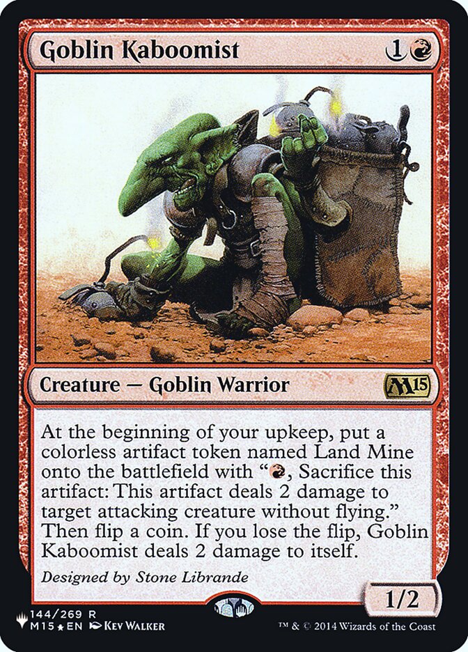 Goblin Kaboomist (M15-144) - The List (PLST)