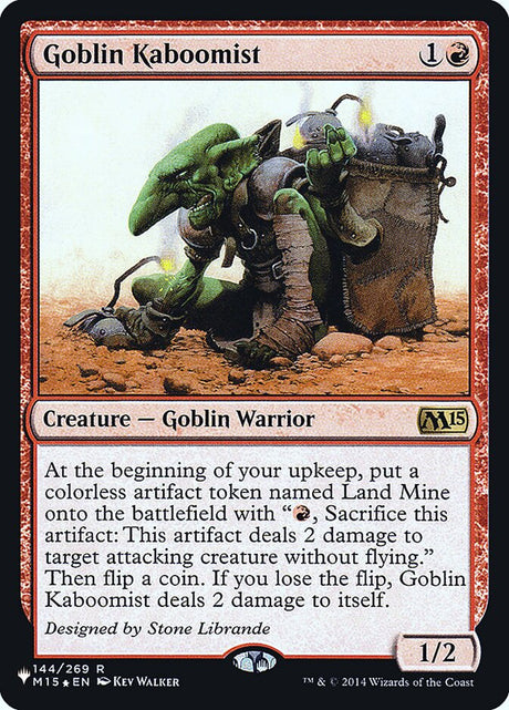 Goblin Kaboomist (M15-144) - The List (PLST)
