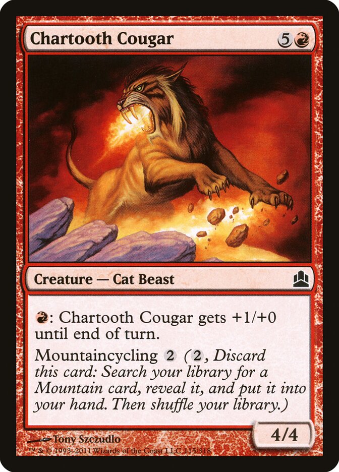 Chartooth Cougar (115) - Commander 2011 (CMD)