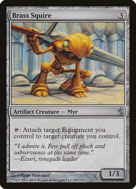 Brass Squire (101) - Mirrodin Besieged (MBS)