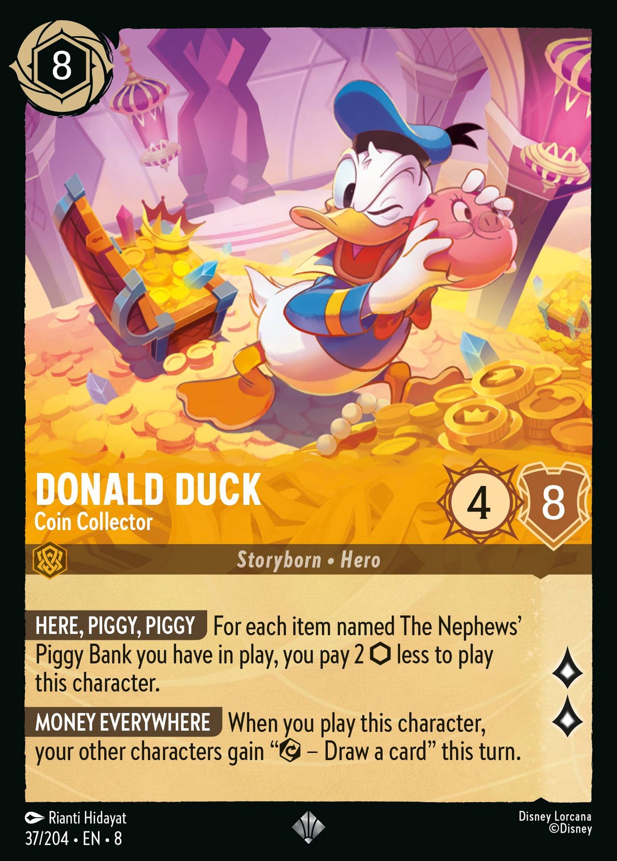 Donald Duck - Coin Collector - [Foil] Reign of Jafar (8)