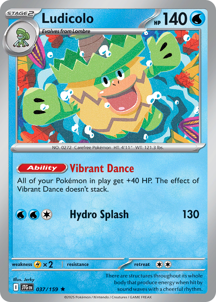 Ludicolo (37/159) - [Reverse Holo] Journey Together (JTG)