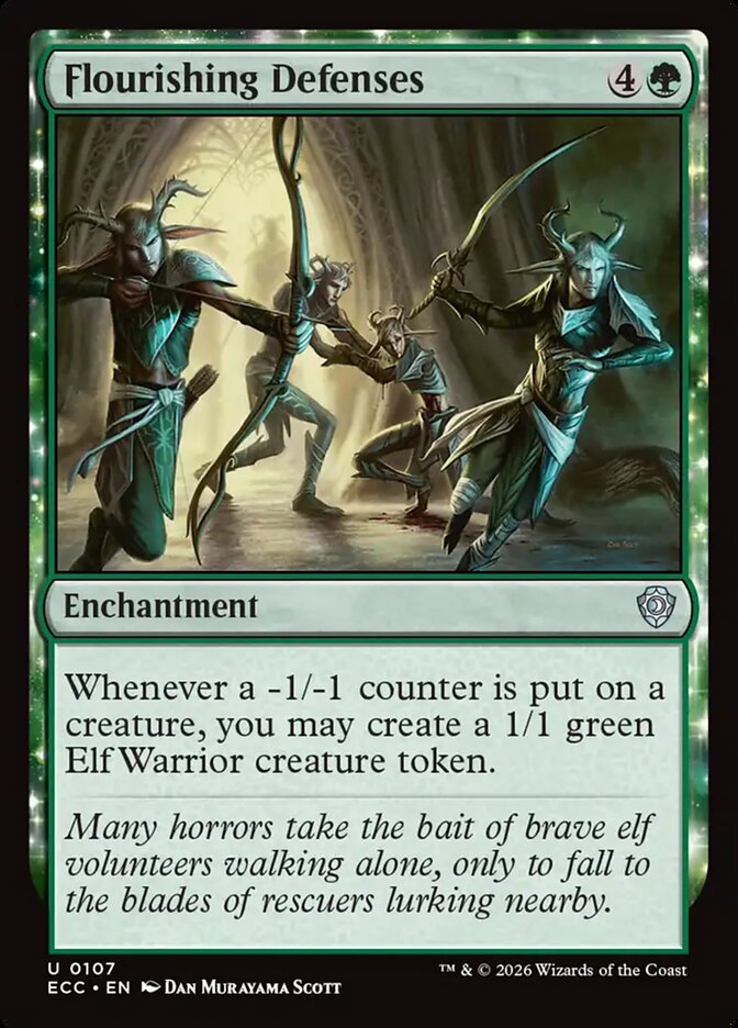 Flourishing Defenses (107) - Lorwyn Eclipsed Commander (ECC)