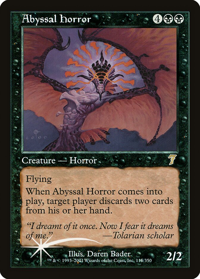 Abyssal Horror (115) - Seventh Edition (7ED)