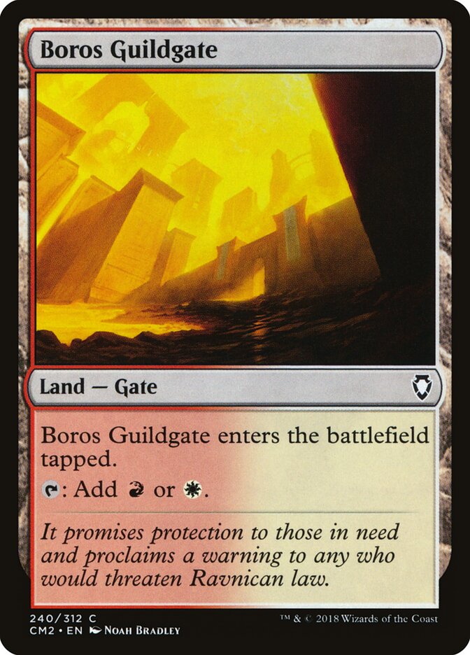 Boros Guildgate (240) - Commander Anthology Volume II (CM2)