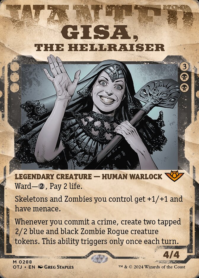 Gisa, the Hellraiser (288) - Outlaws of Thunder Junction (OTJ)