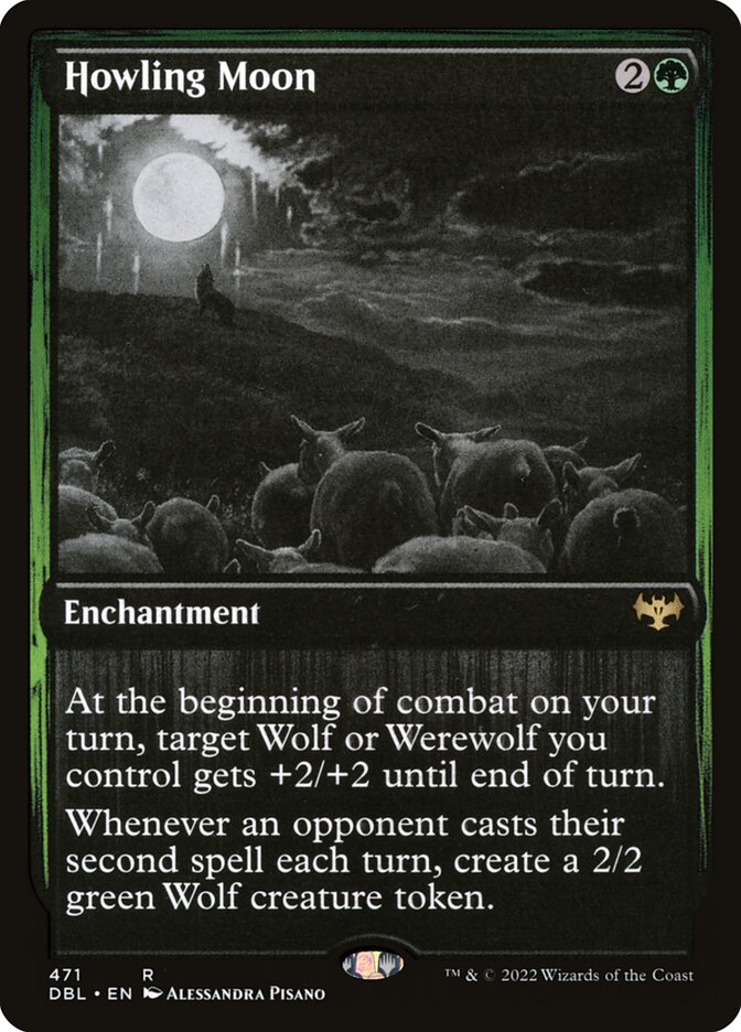 Howling Moon - [Foil] Innistrad: Double Feature (DBL)