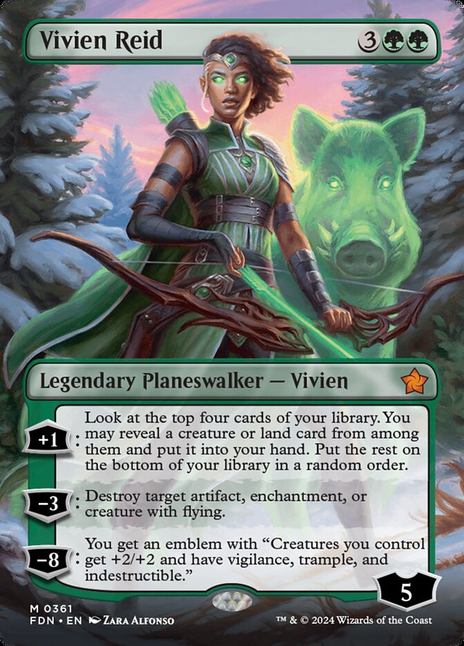 Vivien Reid - [Foil, Borderless] Foundations (FDN)