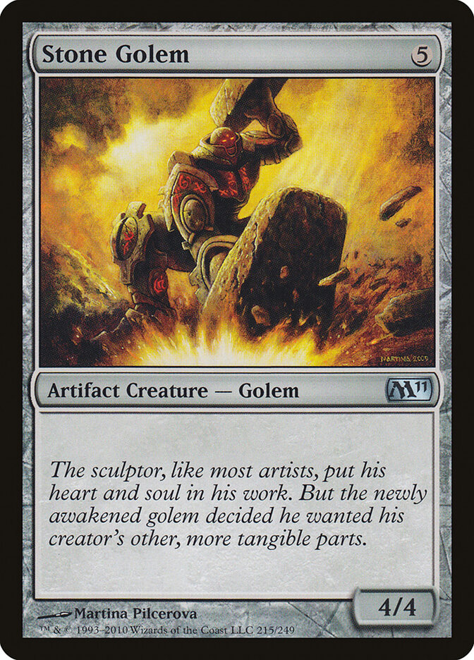 Stone Golem (215) - Magic 2011 (M11)