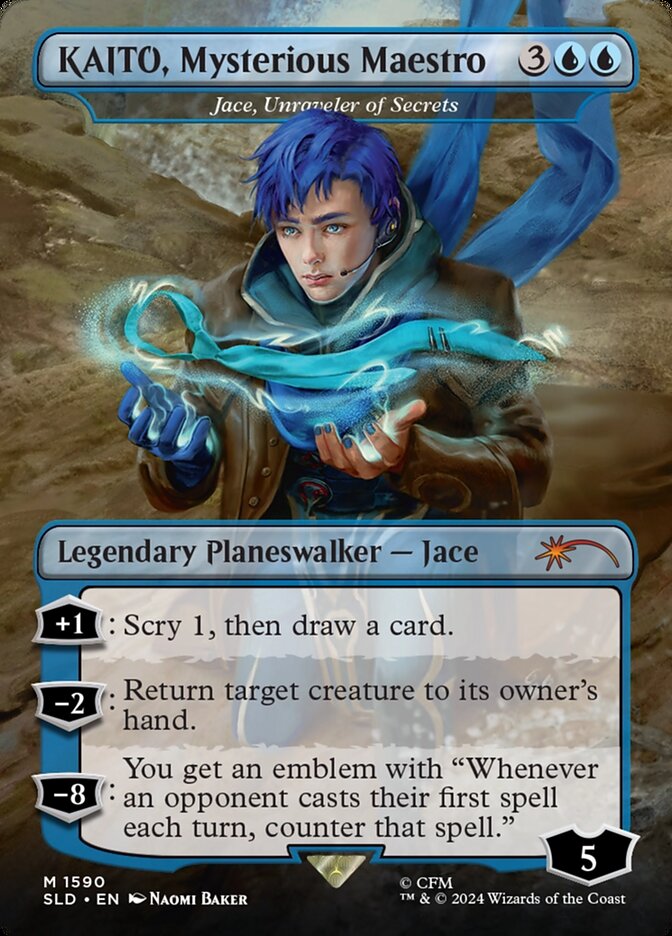 KAITO, Mysterious Maestro - Jace, Unraveler of Secrets (1590) - Secret Lair Drop (SLD)