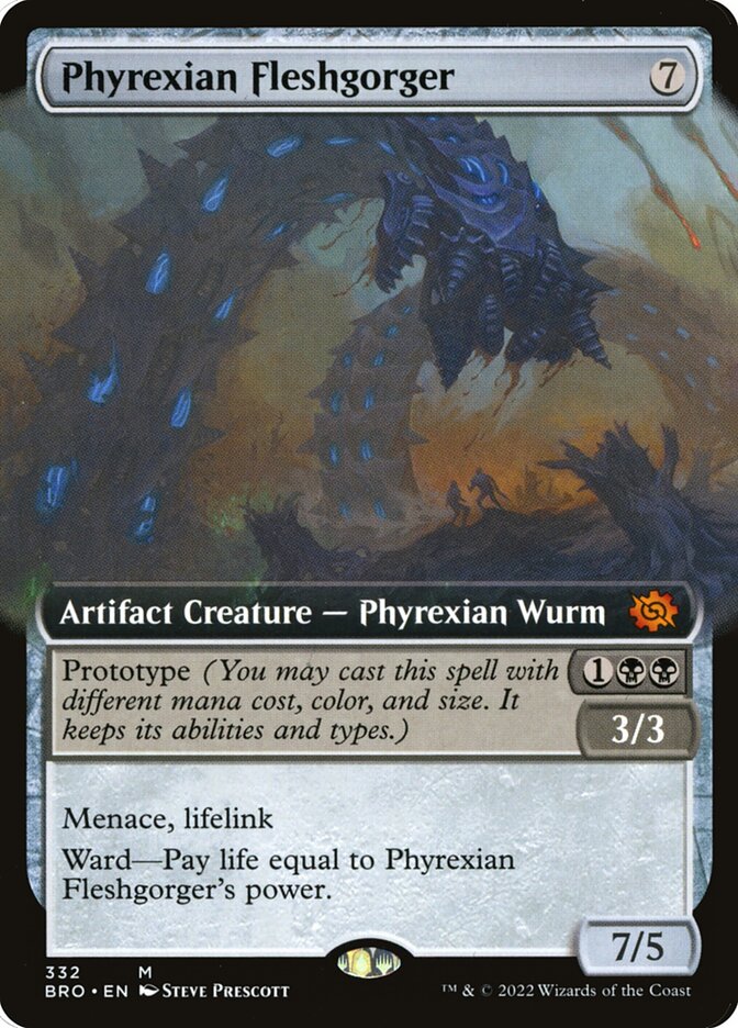 Phyrexian Fleshgorger (332) - The Brothers' War (BRO)