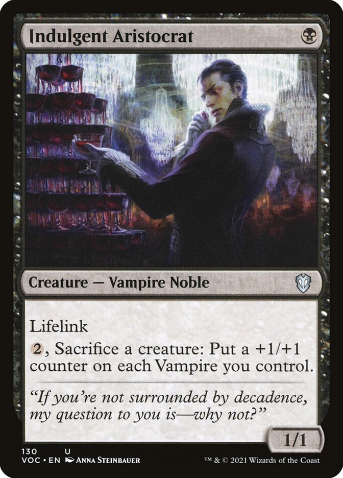 Indulgent Aristocrat (130) - Crimson Vow Commander (VOC)