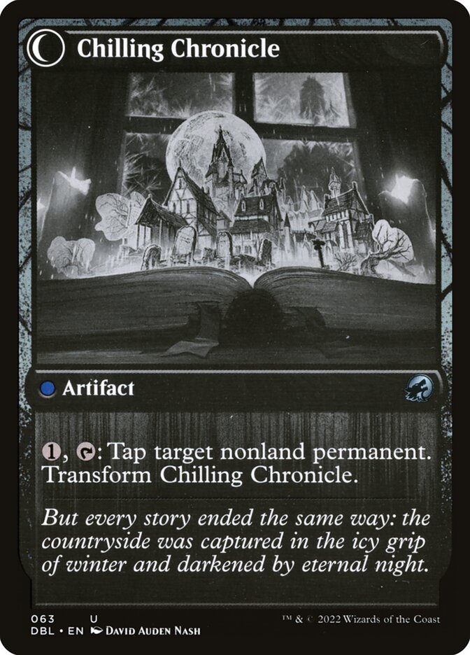 Mysterious Tome // Chilling Chronicle (63) - Innistrad: Double Feature (DBL)