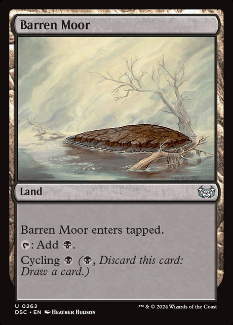 Barren Moor (262) - Duskmourn: House of Horror Commander (DSC)
