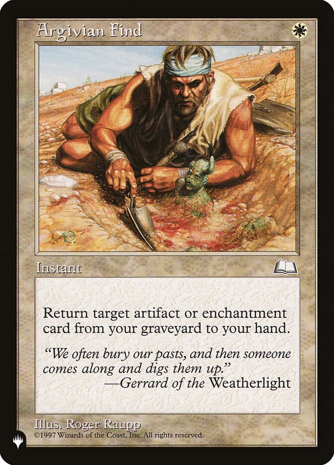 Argivian Find (WTH-6) - The List (PLST)
