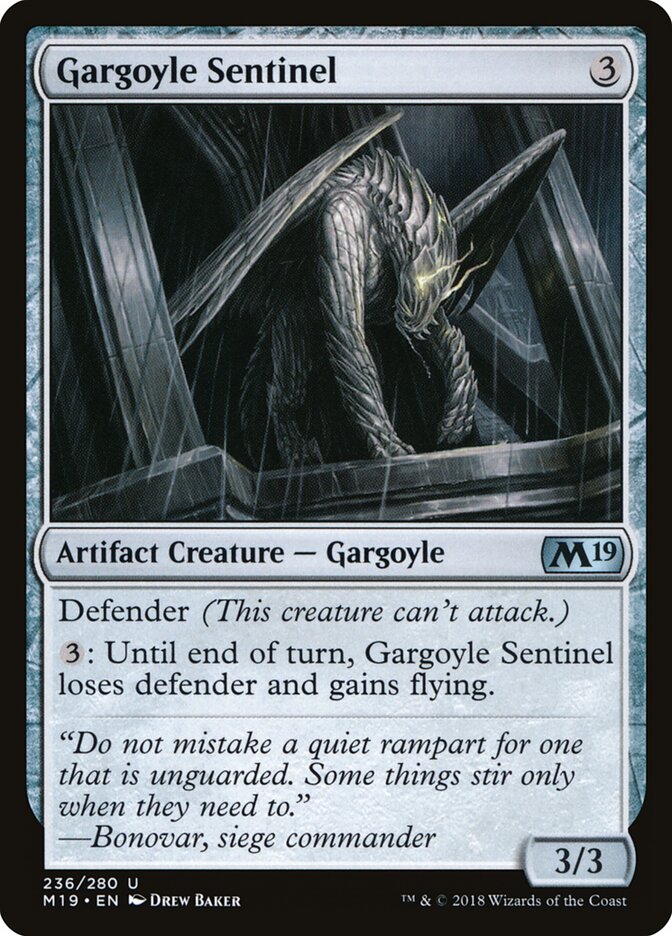 Gargoyle Sentinel (236) - Core Set 2019 (M19)