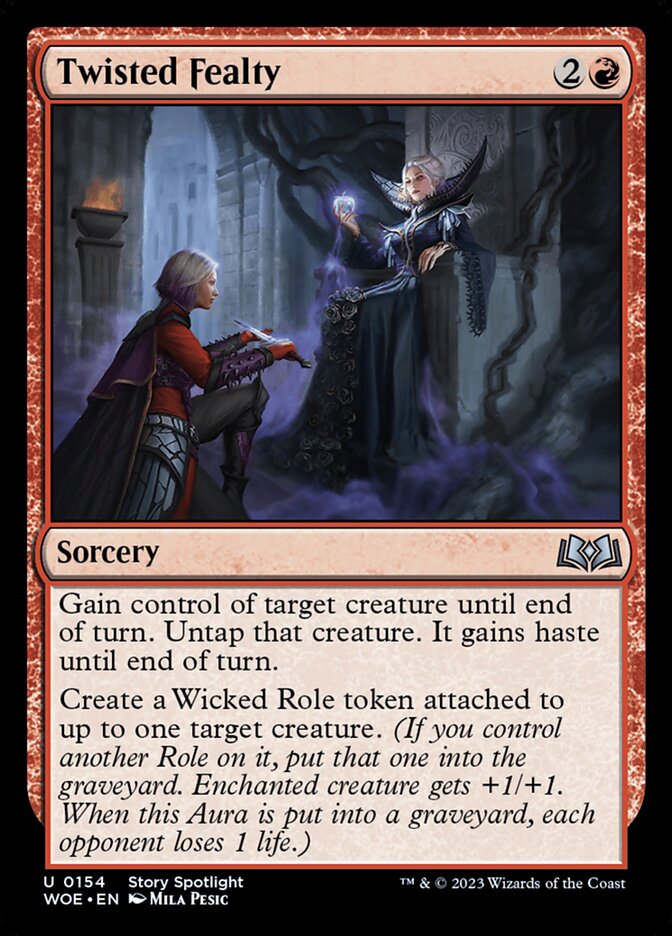 Twisted Fealty (154) - Wilds of Eldraine (WOE)